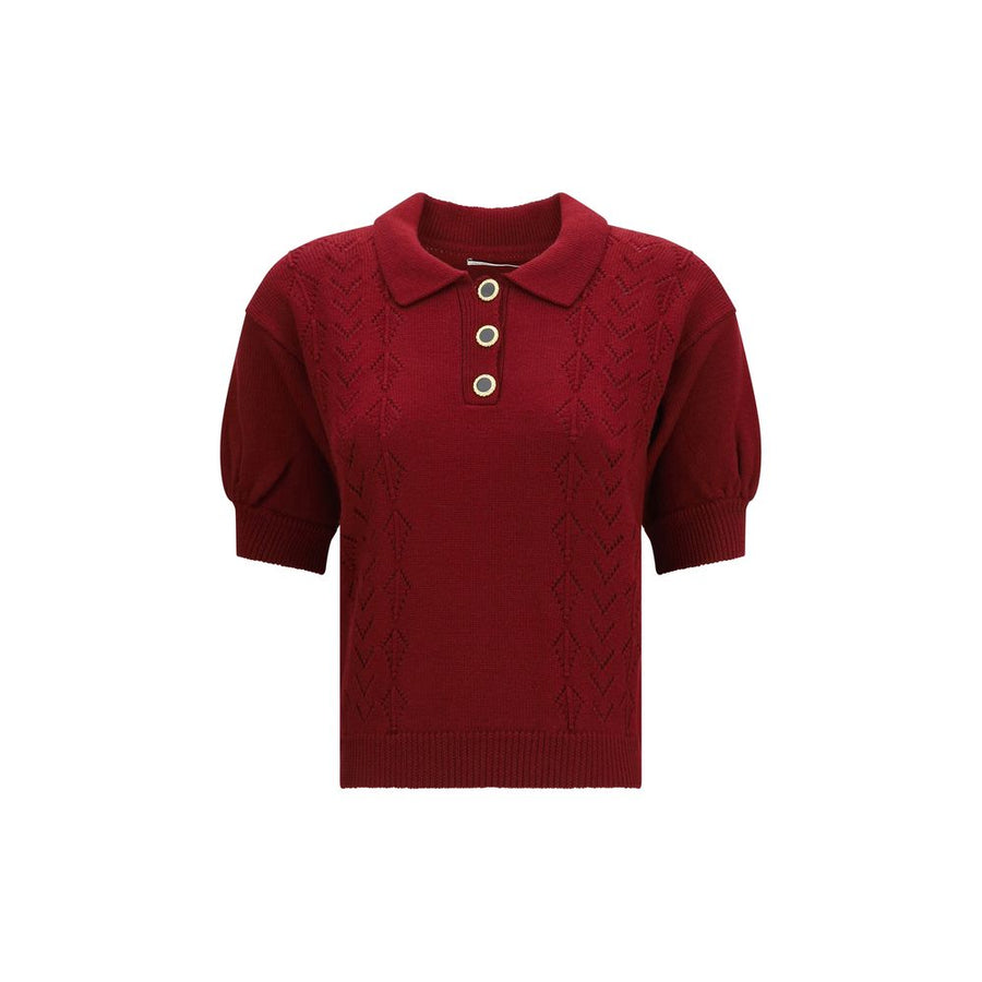 Bordeaux Wool Oves Aries Shortsleeve Shirt