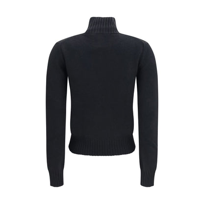 Black Cashmere Turtleneck