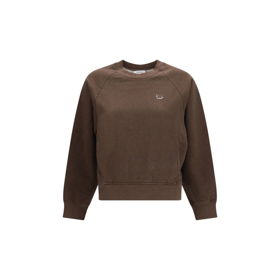 Brown Cotton Sweatshirt