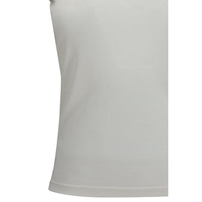 White Silk Tank Tops