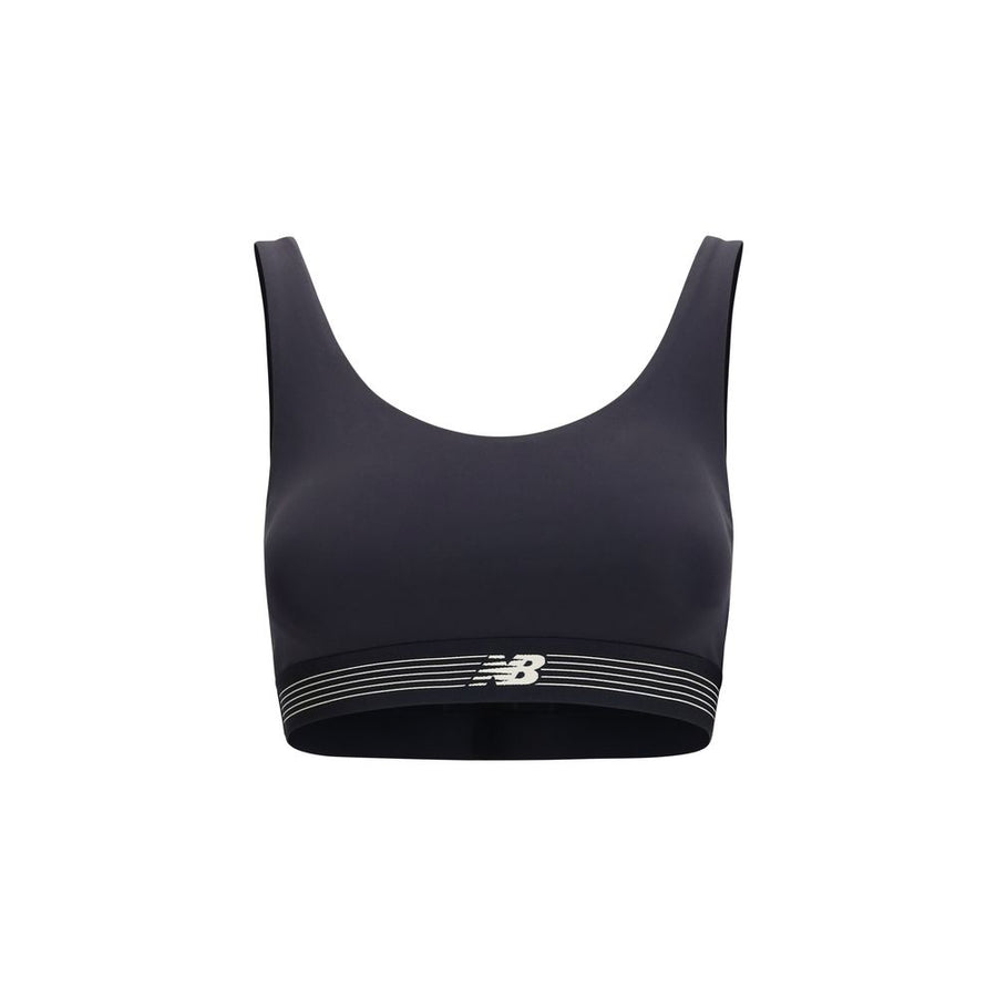 Black Polyester Sport Bra
