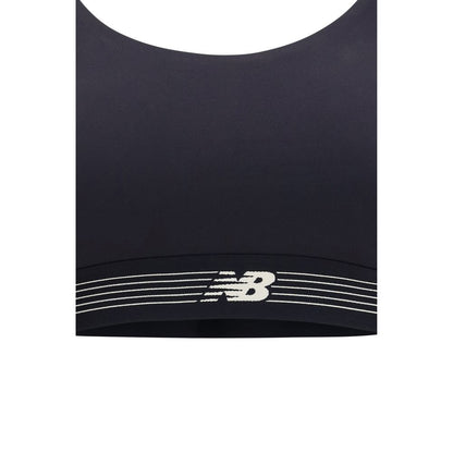 Black Polyester Sport Bra