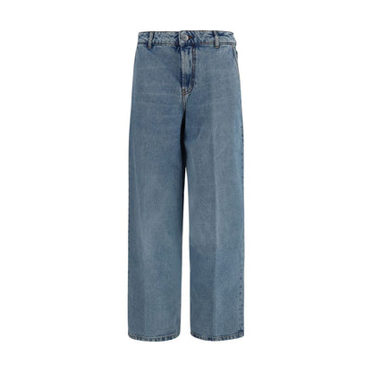 Blue Cotton Jeans Denim