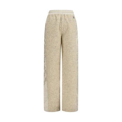 Beige Polyester Joggers (Workout Pants)