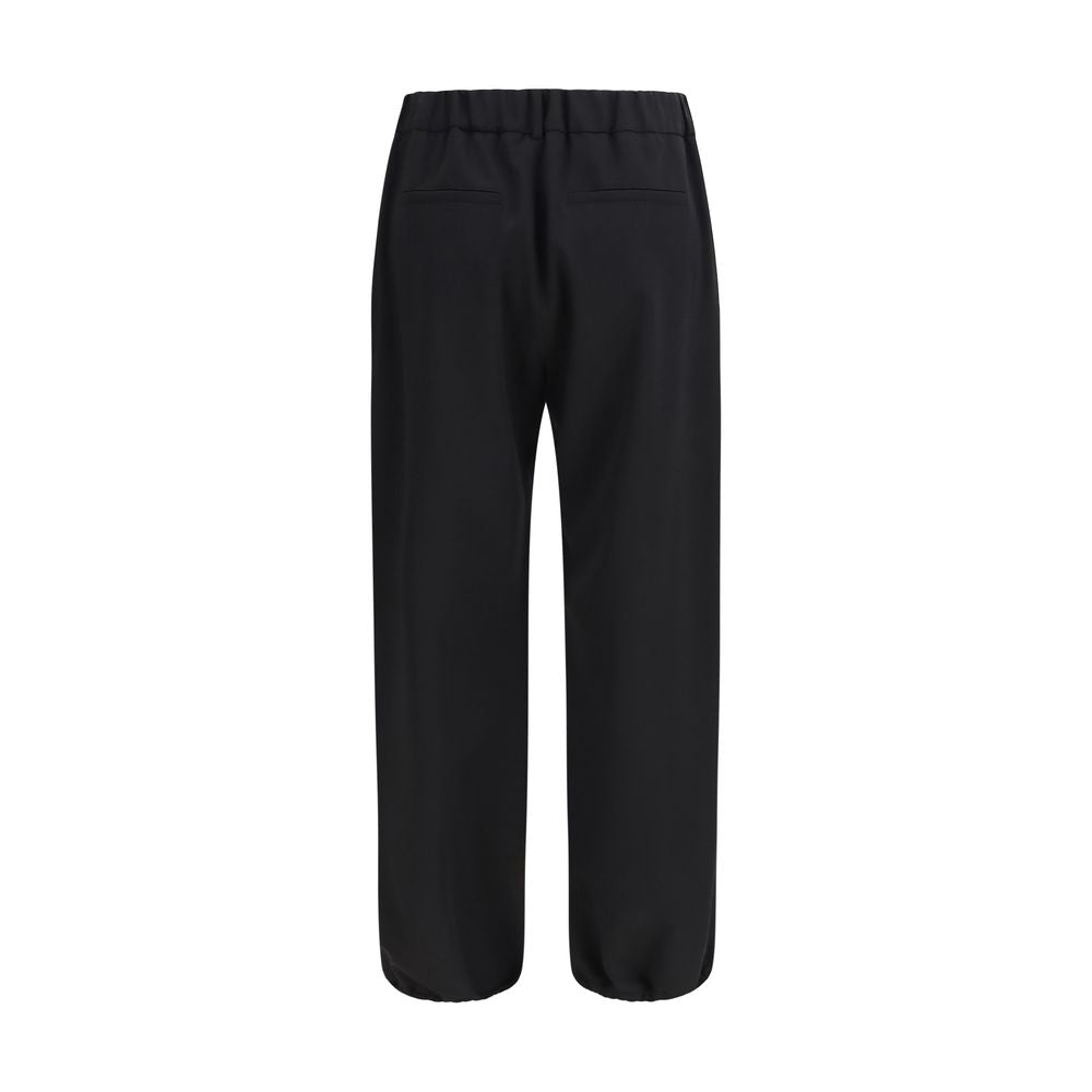 Black Wool Oves Aries Joggers (Workout Pants)