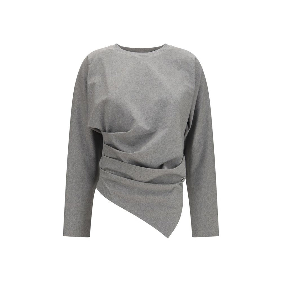 Gray Cotton Pattern Shirt