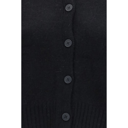Black Wool Oves Aries Cardigan