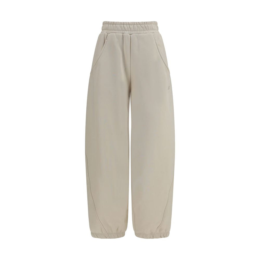 Beige Cotton Joggers (Workout Pants)