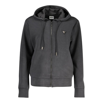 Black Polyester Women's Hoodie