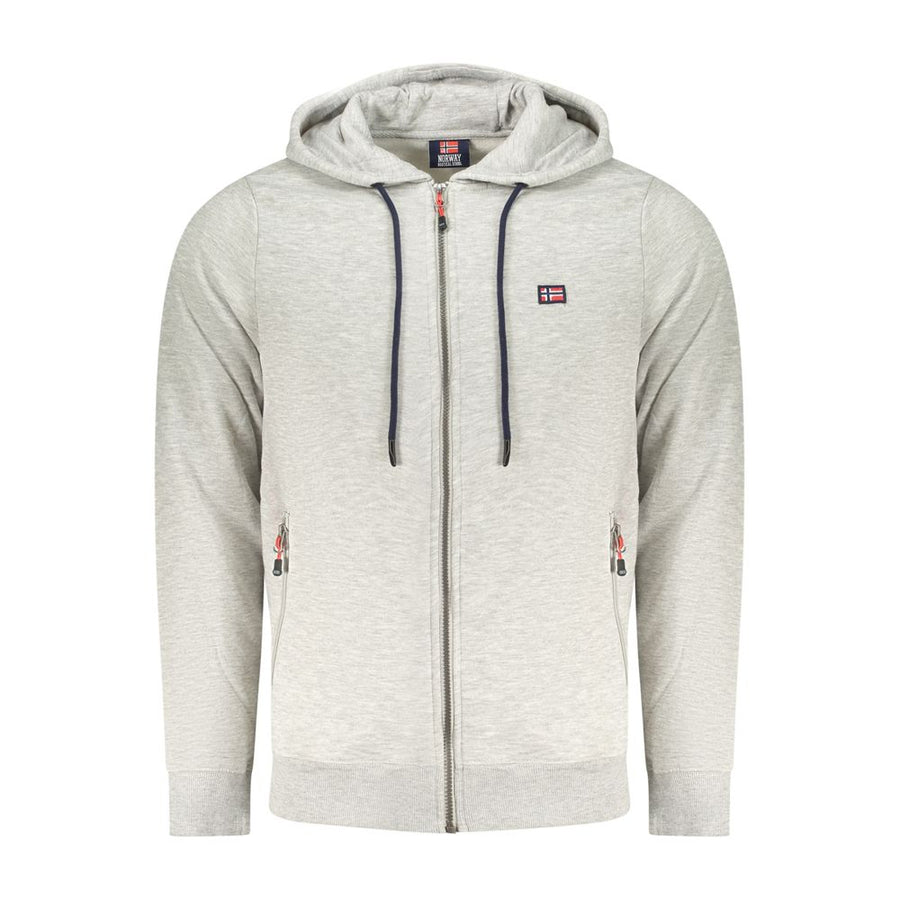 Grigio Cotton Men Sweatshirt