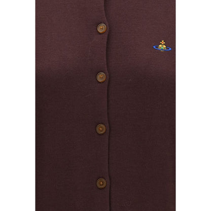 Purple Wool Oves Aries Cardigan