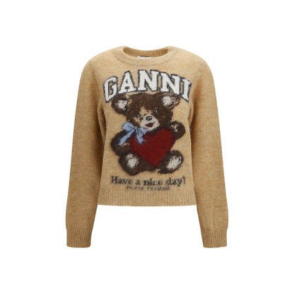 Beige Polyamide Sweatshirt