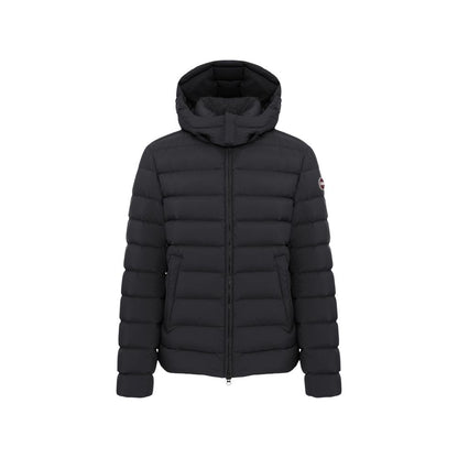 Black Polyamide Full-Length Jacket