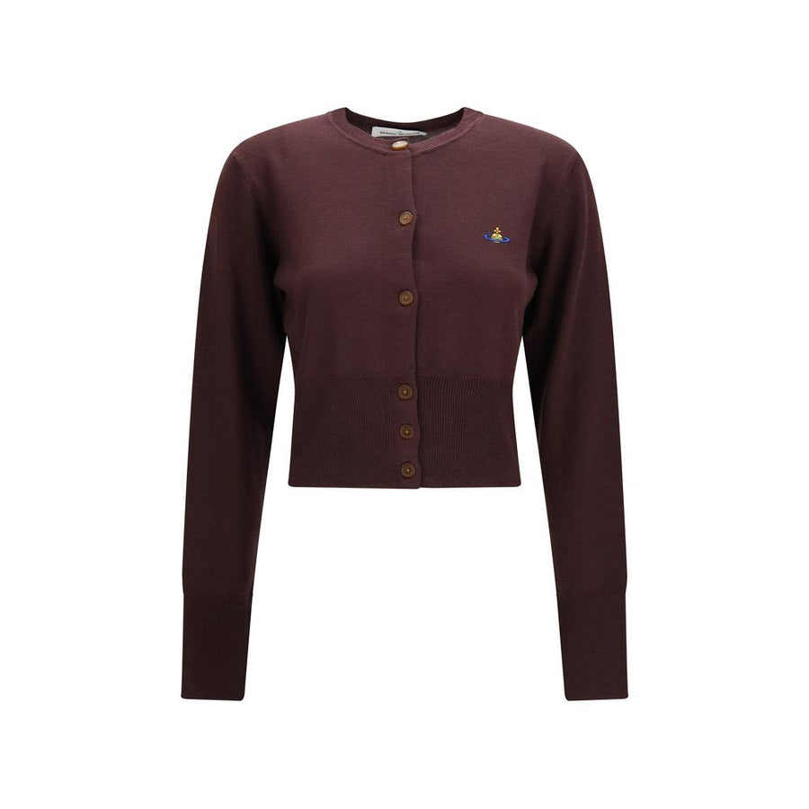 Purple Silk Cardigan