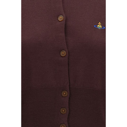 Purple Silk Cardigan