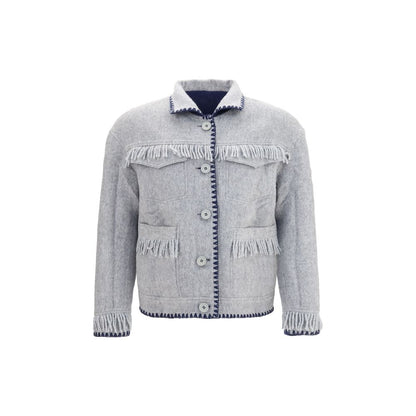 Blue Alpaca Vicugna Pacos Full-Length Jacket