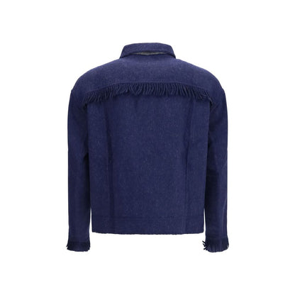 Blue Alpaca Vicugna Pacos Full-Length Jacket