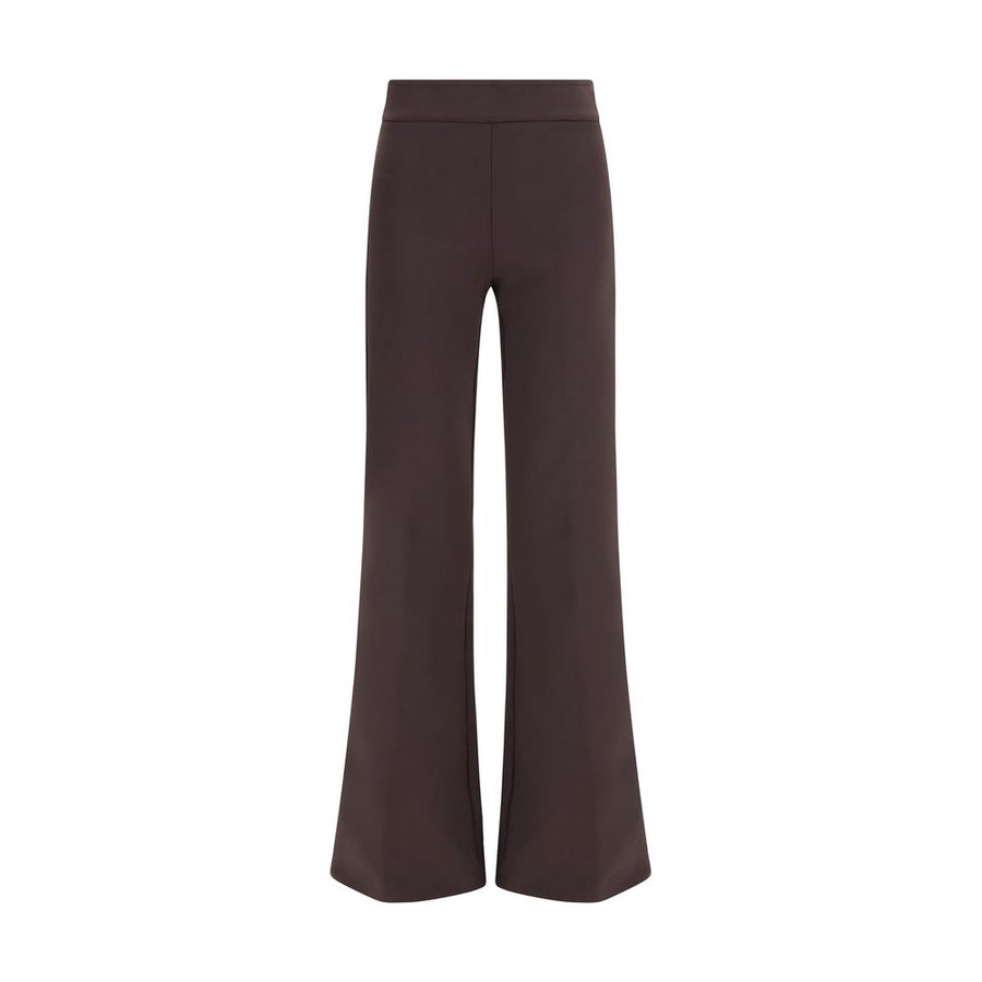 Brown Polyamide Casual Pants