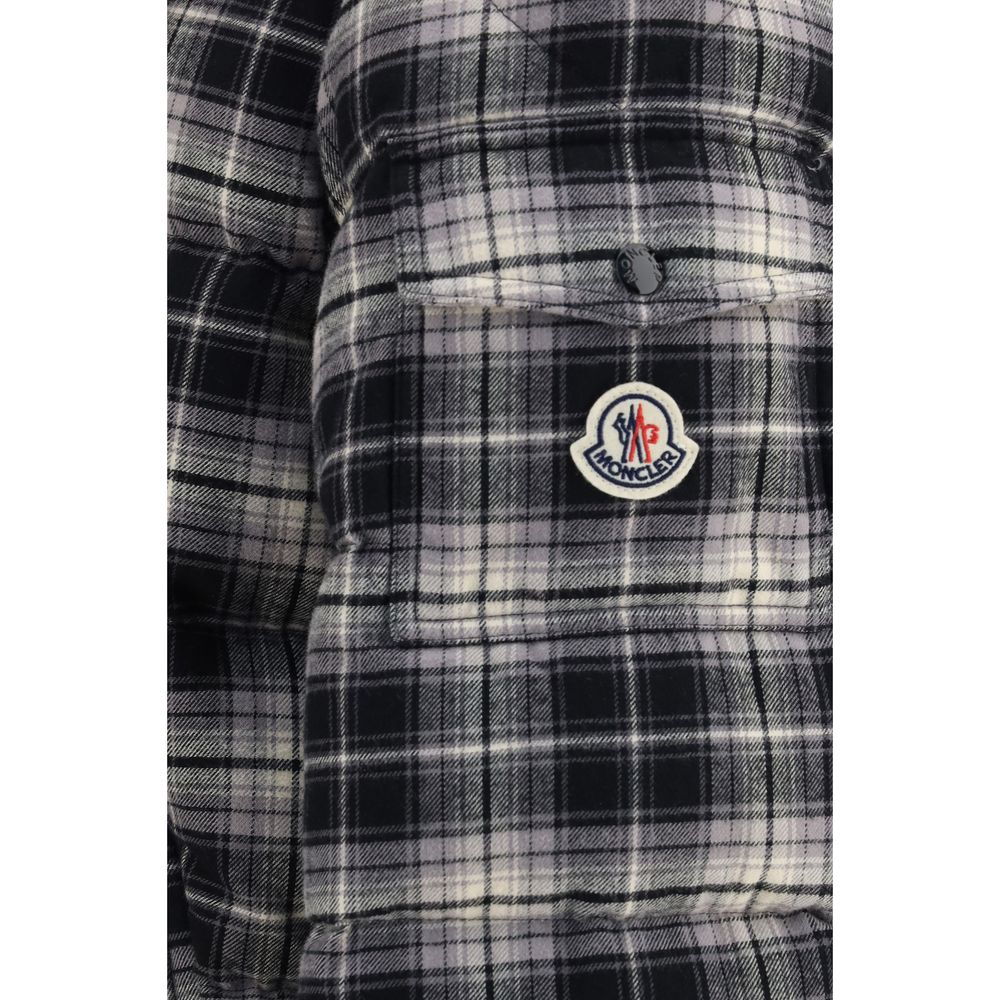 Black Cotton Full-Length Jacket