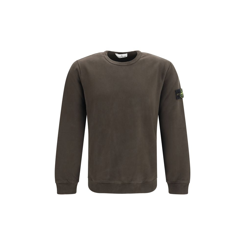 Brown Cotton Sweatshirt
