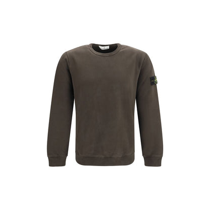 Brown Cotton Sweatshirt