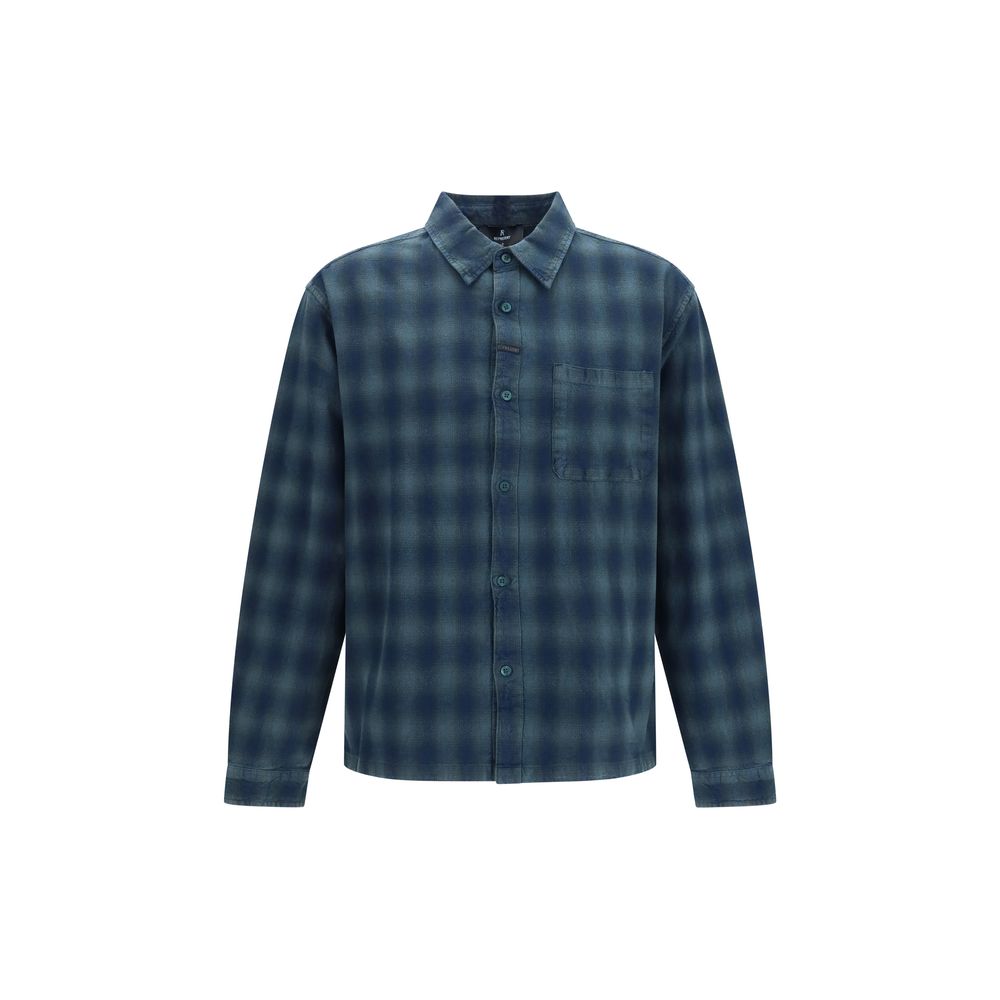 Bicolor Cotton Pattern Shirt