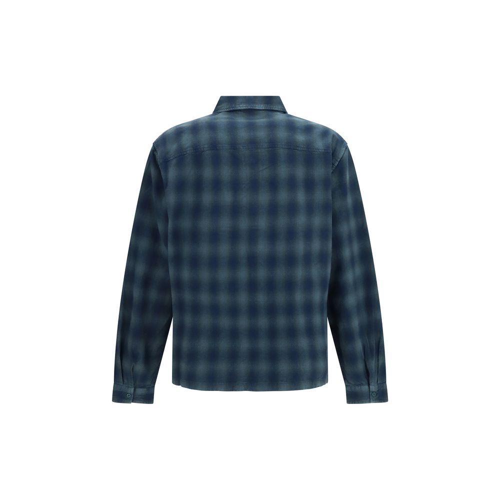 Bicolor Cotton Pattern Shirt