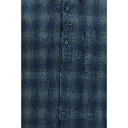 Bicolor Cotton Pattern Shirt