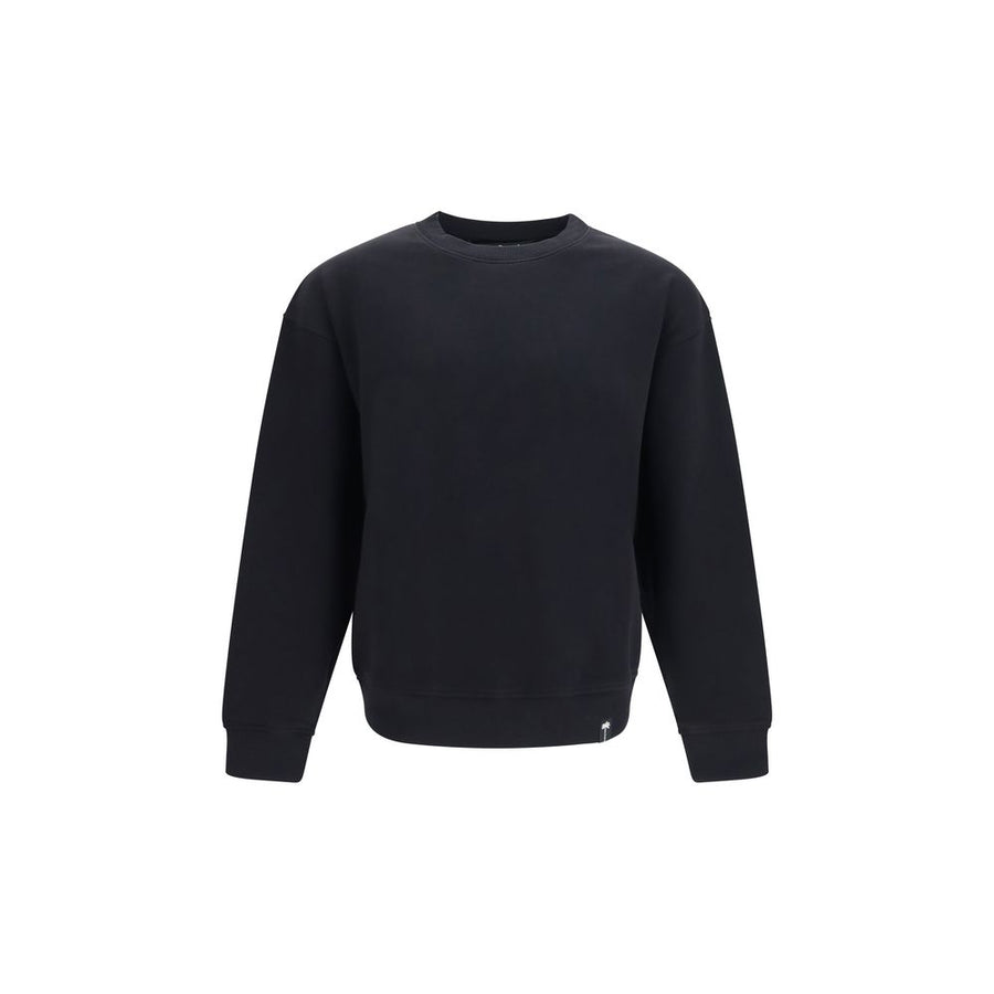 Black Cotton Sweatshirt