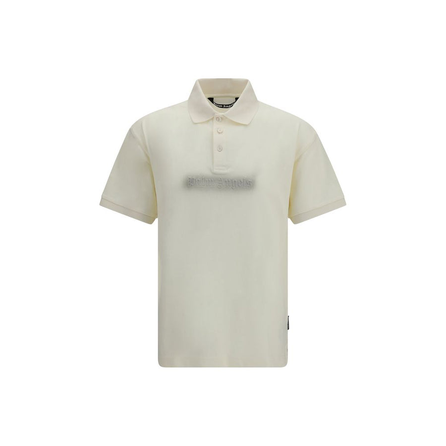 Beige Cotton Polo Shirt