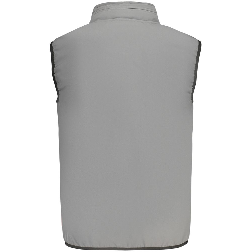 Gray Polyester Men's Vest
