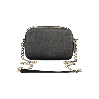 Black Polyurethane Women's Handbag