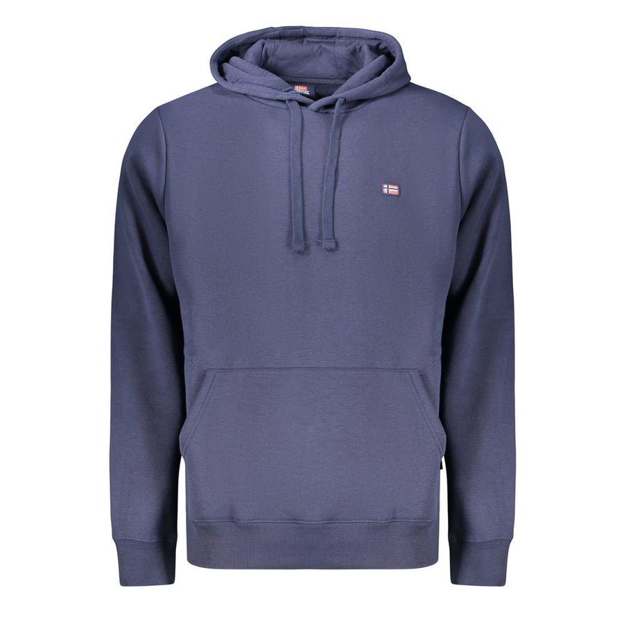 Blue Cotton Mens Sweatshirt