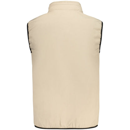 Brown Polyester Men's Vest