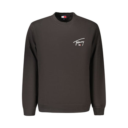 Black Cotton Men's Sweatshirt