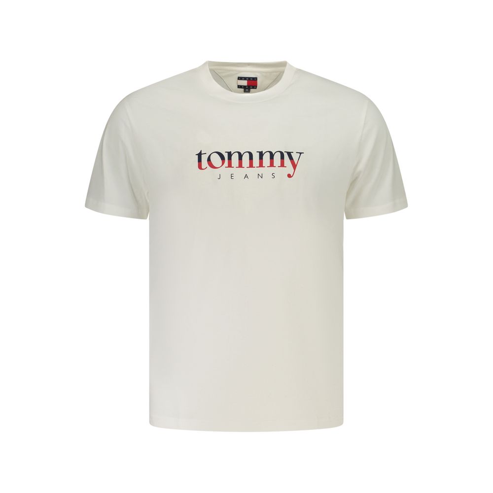 White Cotton Men's T-Shirt
