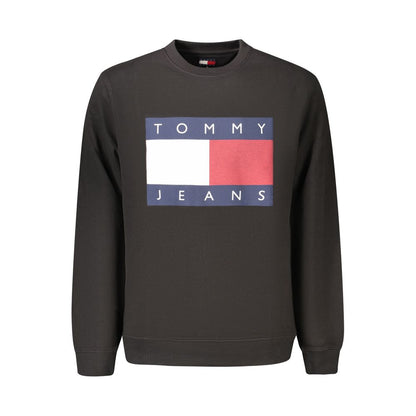 Black Cotton Men's Sweatshirt