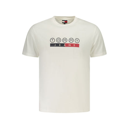 White Cotton Men's T-Shirt