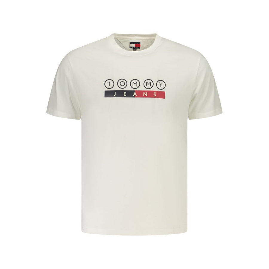 White Cotton Men's T-Shirt
