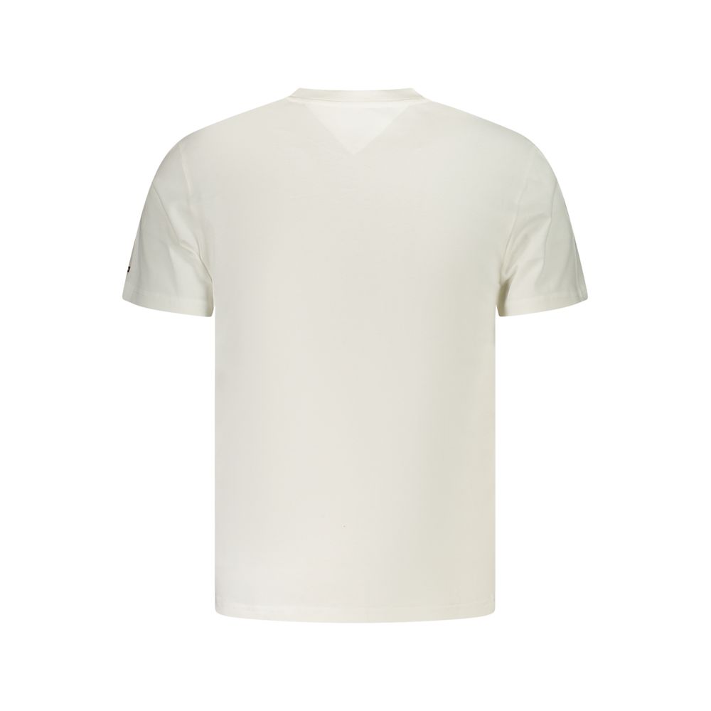 White Cotton Men's T-Shirt