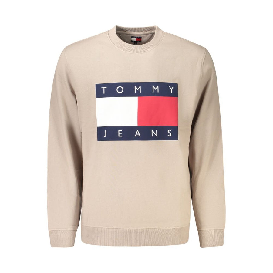 Beige Cotton Men's Sweatshirt
