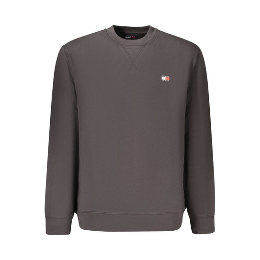 Black Cotton Menswear Sweatshirt