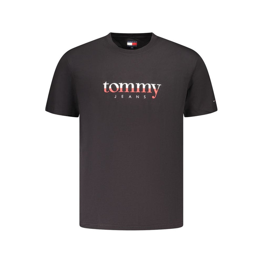 Black Cotton Mens T-Shirt