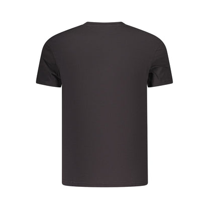 Black Cotton Mens T-Shirt