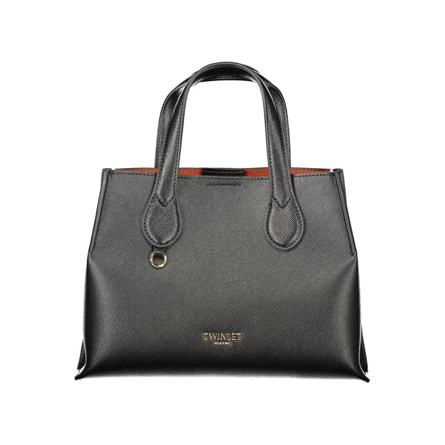 Black Polyurethane Women's Bag