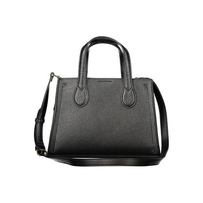 Black Polyurethane Women's Bag