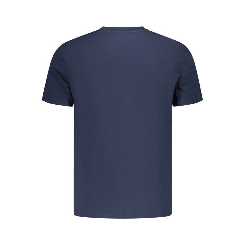 Blue Cotton Men's T-Shirt