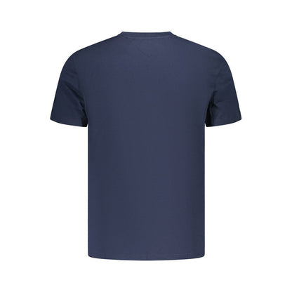 Blue Cotton Men's T-Shirt