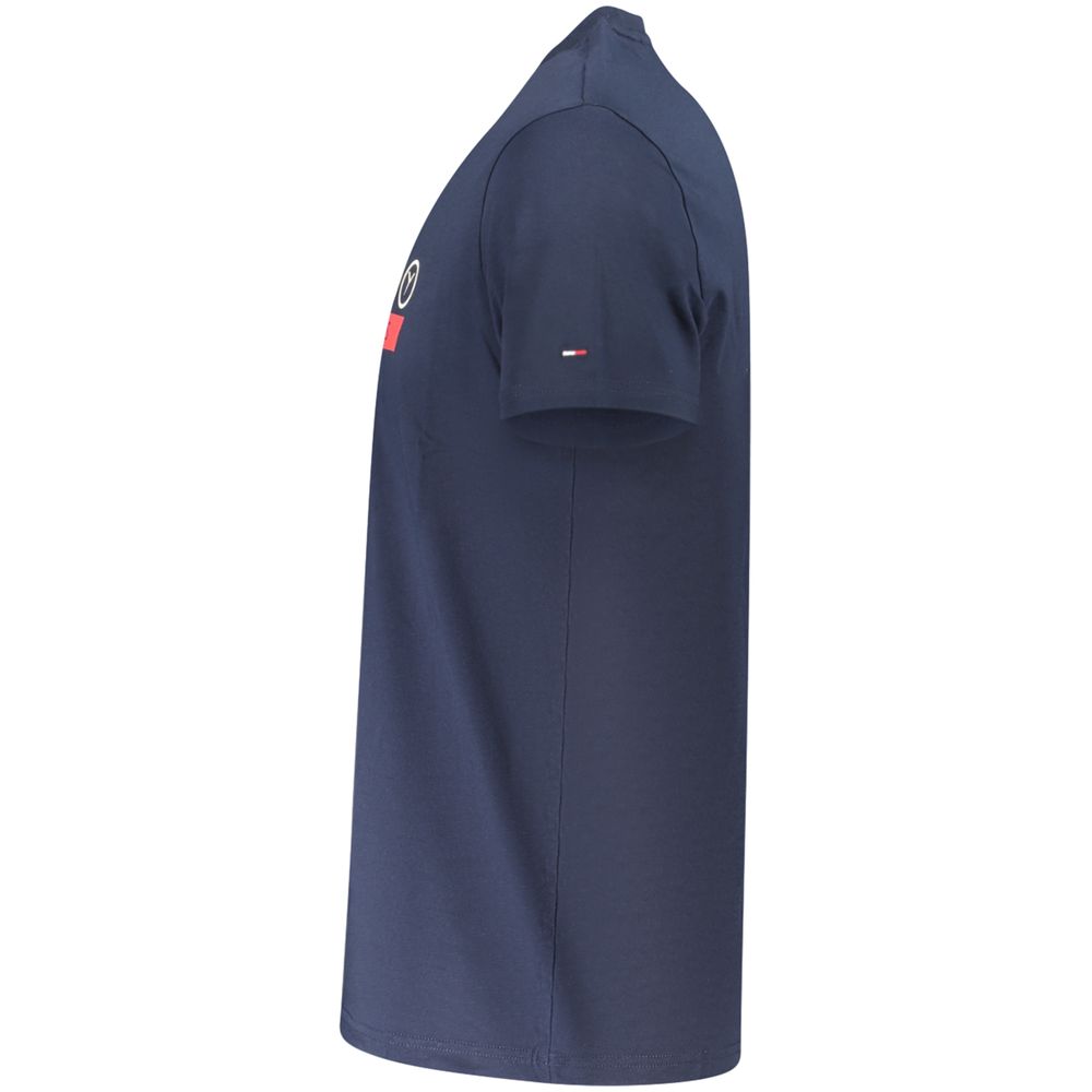 Blue Cotton Men's T-Shirt