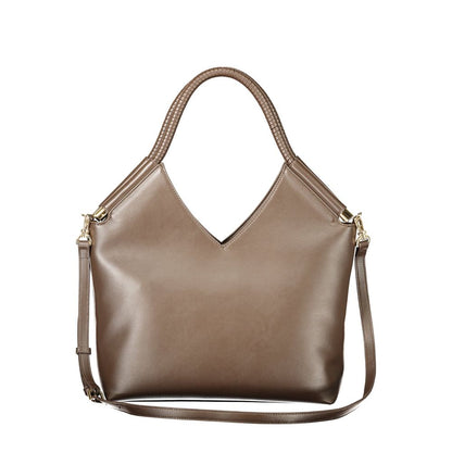 Brown Polyethylene Handbag